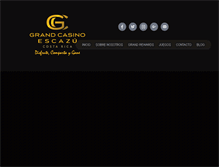 Tablet Screenshot of casinoescazu.com